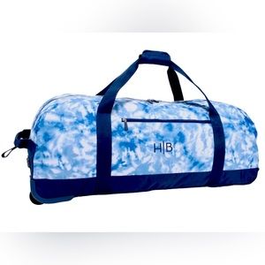 PBK Large Rolling Duffle Bag- multi-color butterfly